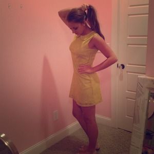 Mustard dress
