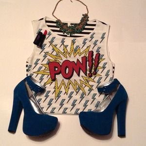 POW 💢💢 Cropped Tee!