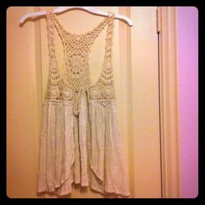 Lacey white vest and black vest bundle