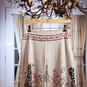 Beautiful Basil and Maude linen skirt.