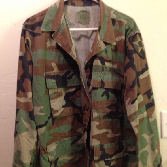 authentic camo jacket (unisex)