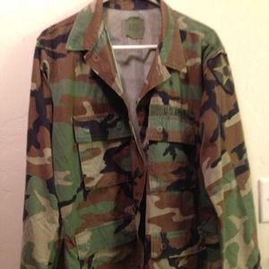 authentic camo jacket (unisex)