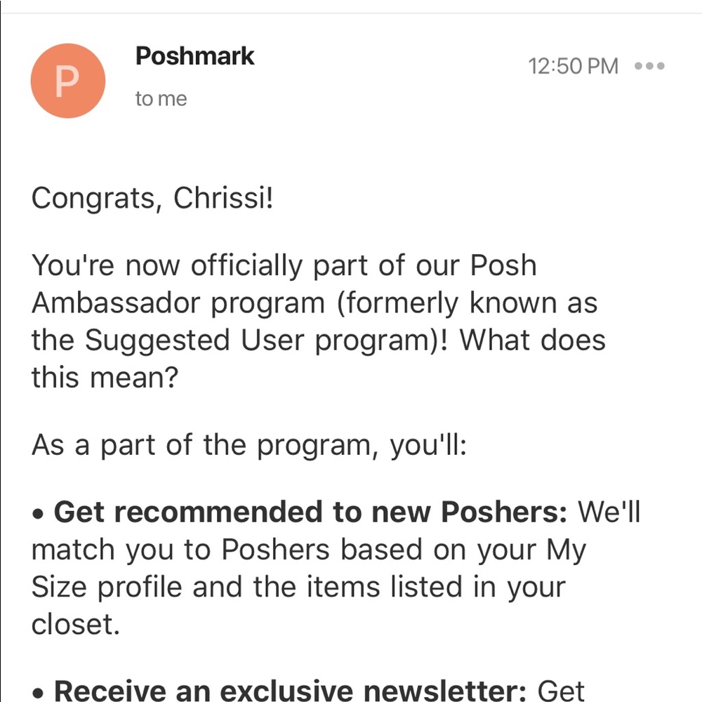 🌻I’M A POSH AMBASSADOR AKA SUGGESTED USER🌻