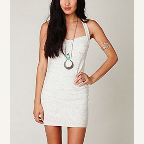 Free People Tribal Jacquard Body Con Dress