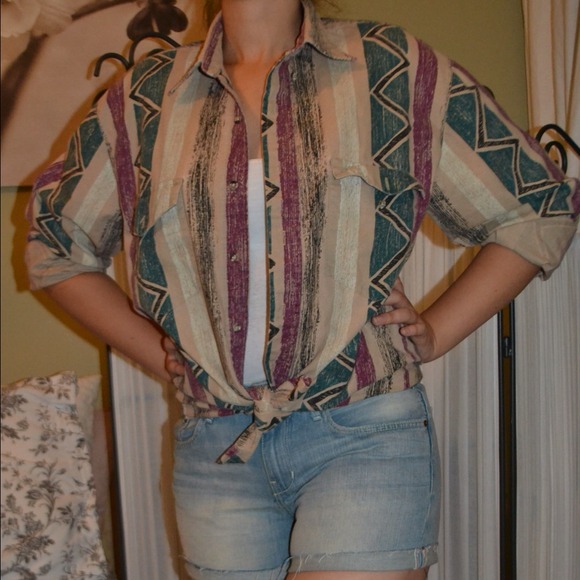 Vintage button up.