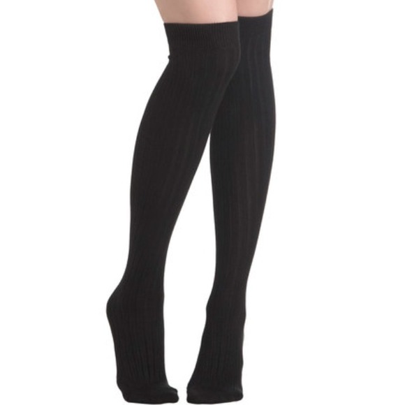 Bundled🐶🐺🐱 Black Thigh High Modcloth Socks