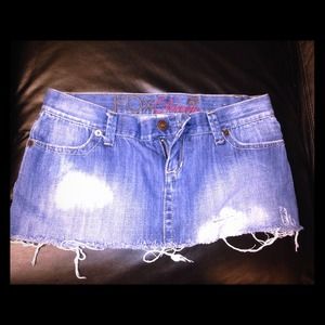 FOX denim skirt size 7