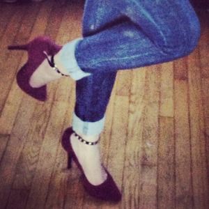 Burgundy Pumps