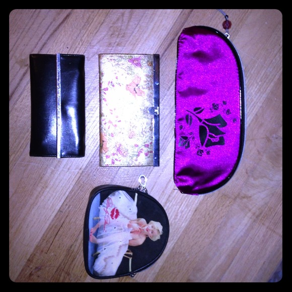 Makeup bags and wallets