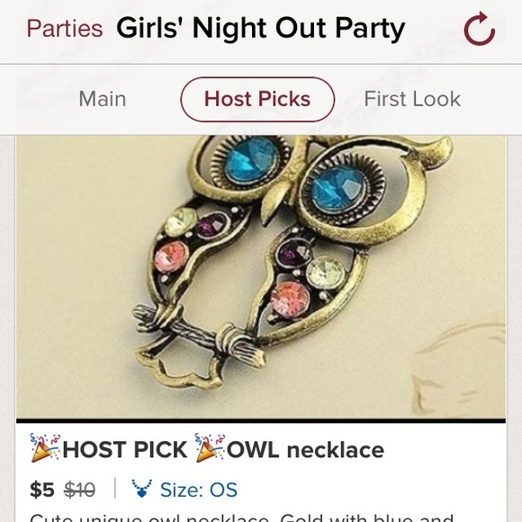 🎉HOST PICK 11/16🎉OWL necklace - Picture 4 of 4