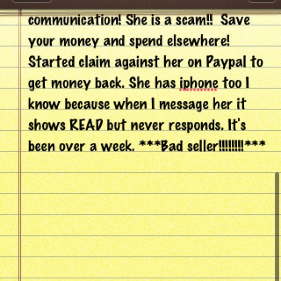 Do not buy from this person - Picture 2 of 2