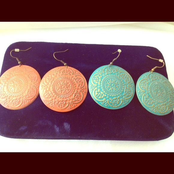 Turquoise and Coral Earrings BUNDLE🔴REDUCED🔴