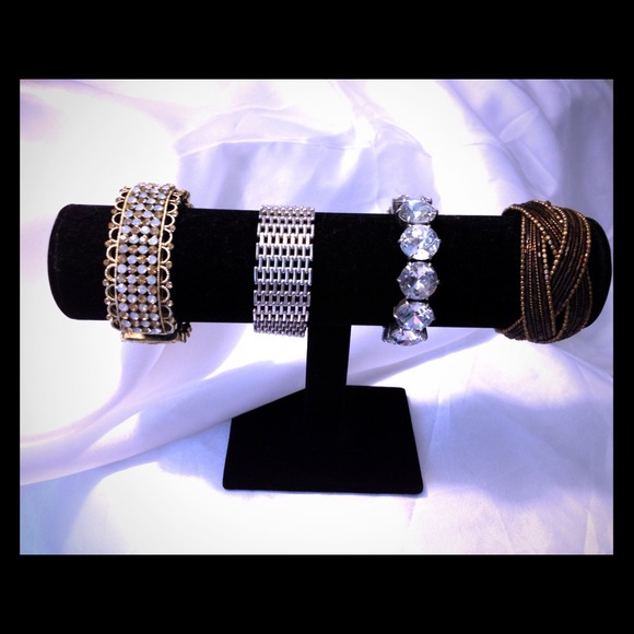 Italian, J.Crew,  and Austrian Crystal Bracelets