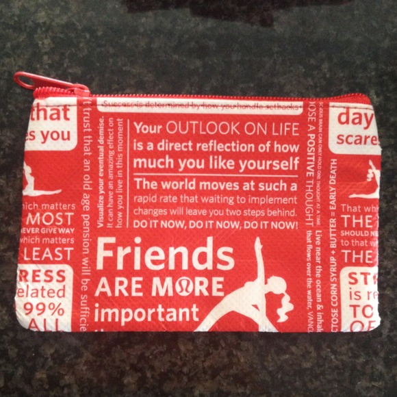 Lululemon change purse