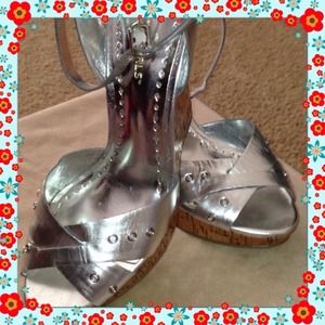 Wedge BCBGIRLS Silver