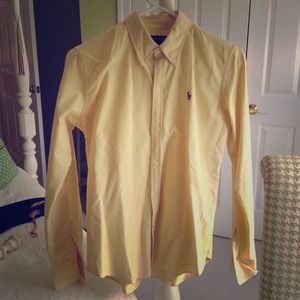 Ralph Lauren Yellow Oxford Size 6