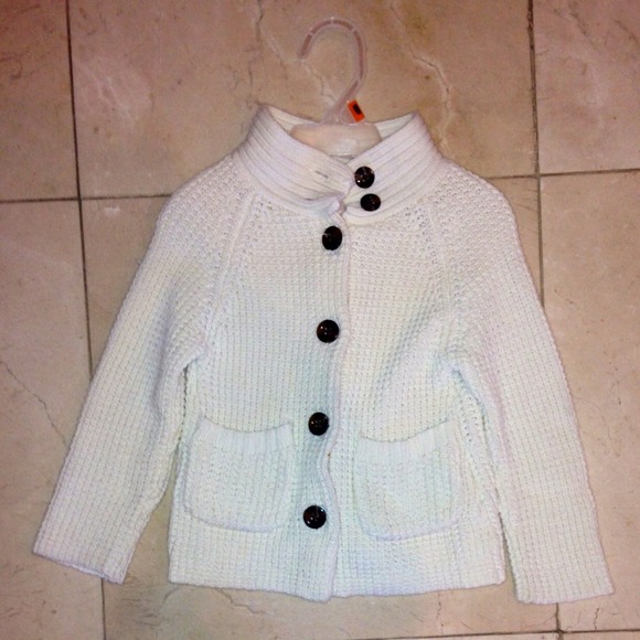 White Knit Coat