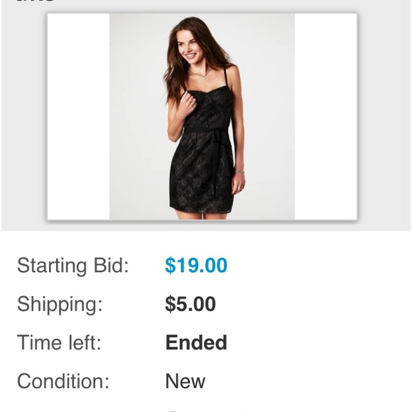 American Eagle Outfitters Lace Corset Flare Dress