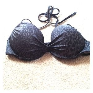 Victoria's Secret black very sexy swim top 34D