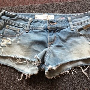 Denim shorts