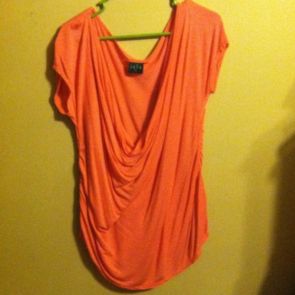 jkla ii tops plus size pink low cleavage showing shirt poshmark plus size cleavage