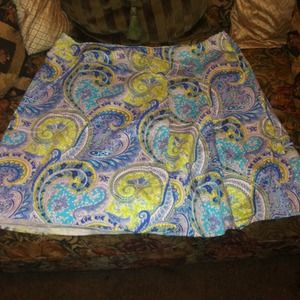 ✂️REDUCED from $15✂️ Paisley print skirt