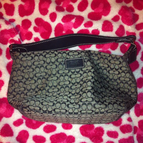 Small black coach bag