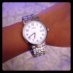 Timex Easy Reader Silver Watch