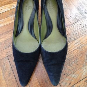 Cole Haan black suede pumps