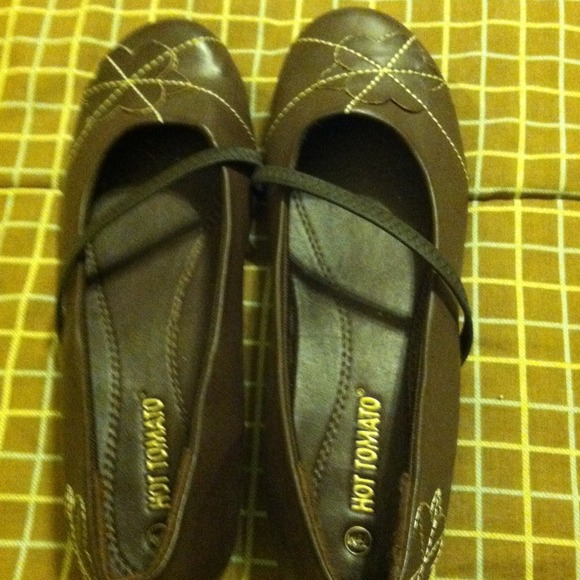 Brown slip on
