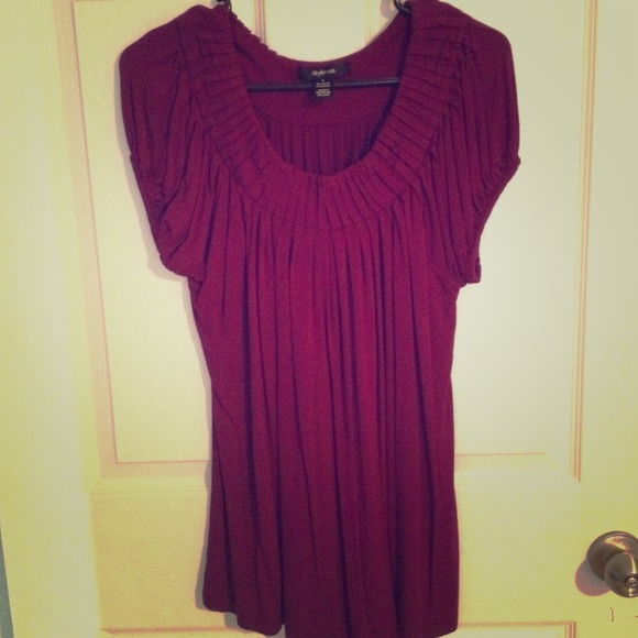 Pleated top