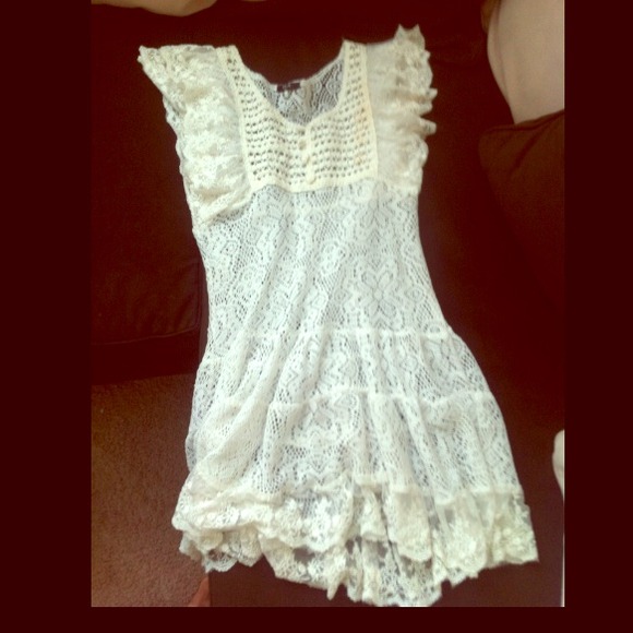 White lacey sundress