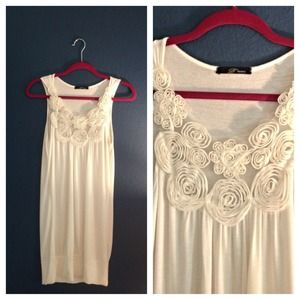 B'leev long white top