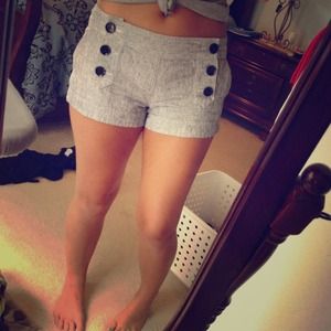 Express Black n white shorts