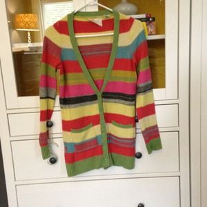 Striped boyfriend sweater