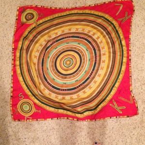 100% silk square scarf