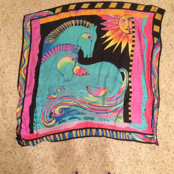 100% silk square scarf