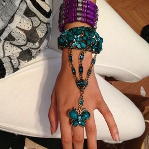 Blue Ring&Bracelet Combo
