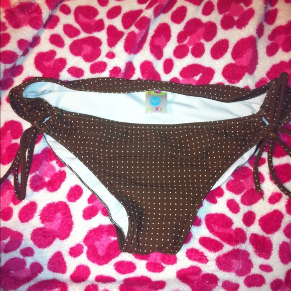 Roxy brown bikini bottoms !