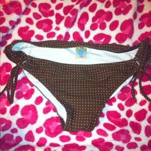 Roxy brown bikini bottoms !