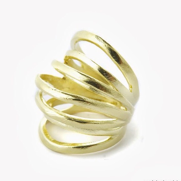 MARCIA MORAN Gold Plate Ring