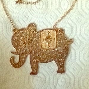 Elephant necklace from Forever 21
