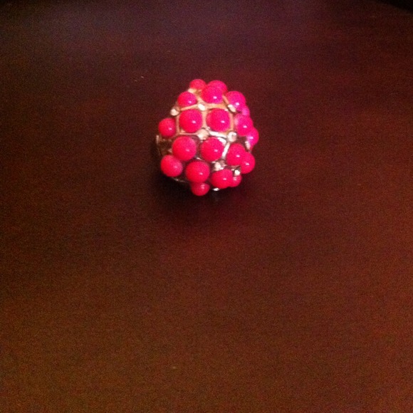 Hot Pink Pop Rocks Ring