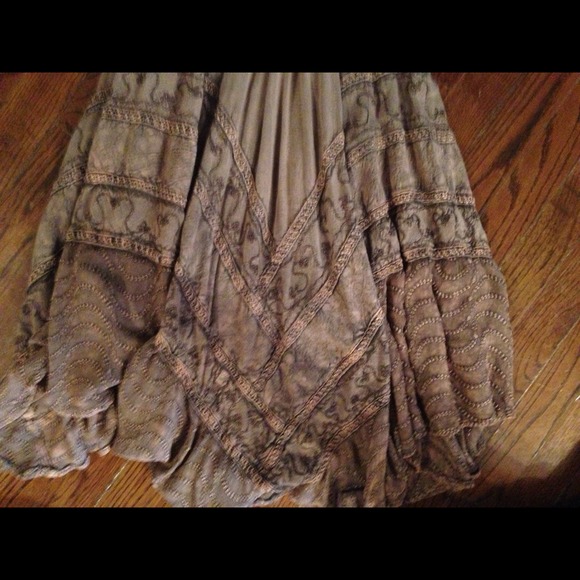 🚫SOLD‼️‼️Hippie Calf Length Dress - Picture 2 of 4