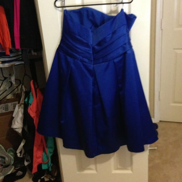 David's Bridal Dresses Horizon Blue Bridesmaid Dress With Pockets Poshmark