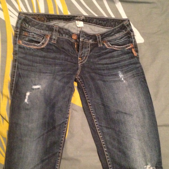 Silver jeans