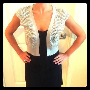 Silk Knit Sequined Shrug