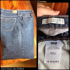 Jeans, Levi's, Size 18 Short
