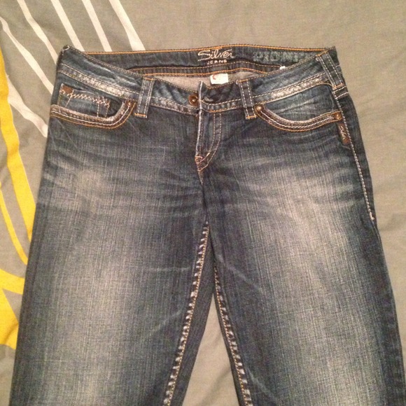 Silver jeans