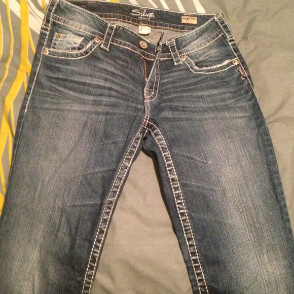 Silver jeans